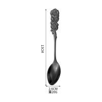 Black - Rose Spoon