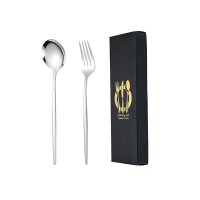 Silver Spoon and Fork Set